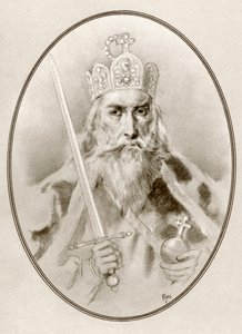 Karel de Grote, uit Levensbiografieën van beroemde heersers