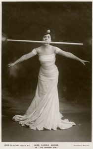 Carrie Moore, Australische actrice, ca. 1900