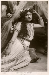 Constance Drever, Britse actrice, ca. 1907