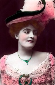 Evie Greene 1875-1917, Engelse actrice, 1906 door Rotary Photo