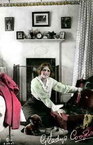 Gladys Cooper 1888-1971, Engelse actrice, begin 20e eeuw door Rotary Photo