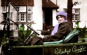 Gladys Cooper 1888-1971, Engelse actrice, begin 20e eeuw