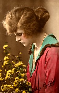 Gladys Cooper, Engelse actrice, begin 20e eeuw door Rotary Photo