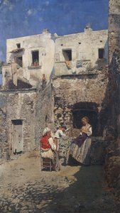 De zon, door Rubens Santoro (1859-1942)