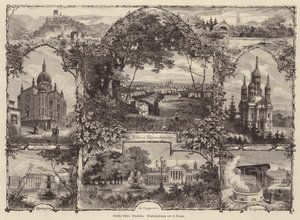 Scènes uit Wiesbaden, Duitsland door Rudolf (after) Cronau