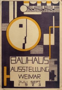 Bauhaus-tentoonstelling Weimar juli-september 1923 door Rudolf Baschant