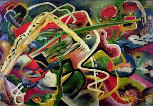 Furioso 9, ca.1917 (olieverf op board)