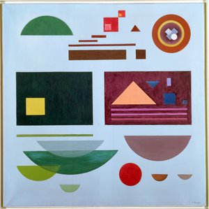 Geel plein, ca.1936-38 (olieverf op doek)