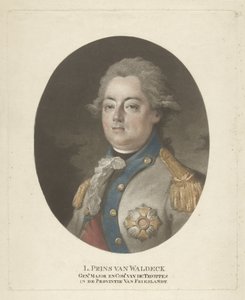 Portret van Lodewijk prins van Waldeck