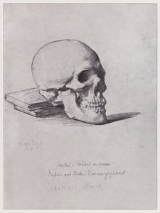 Schillers Schedel door Rudolf Lehmann