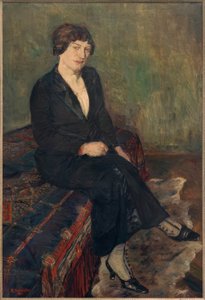 Zus van de kunstenaar door Rudolf Schlichter