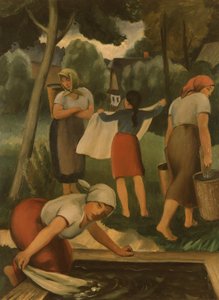 Wasserijmeisjes door Rudolf Vejrych