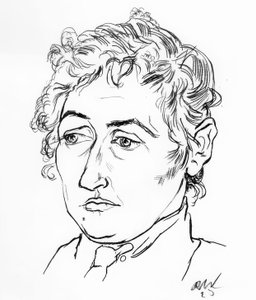 Vrouwelijk hoofd door Rudolf Wacker