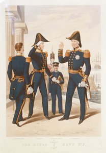 De Koninklijke Marine. Nr. 2. Commandant. Kapitein. Adelborst. Admiraal.