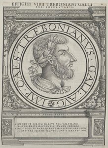 Romeinse keizer Trebonianus Gallus