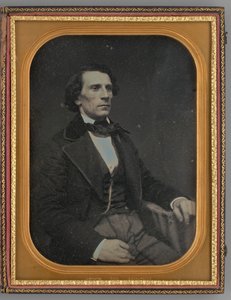 Ongetiteld Portret van een Zittende Man, 1855