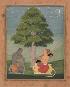 Kedar Ragini: Folio uit een ragamala-serie Garland of Musical Modes door Ruknuddin