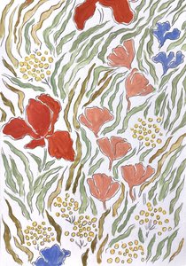 Kleurrijke bloementuin
