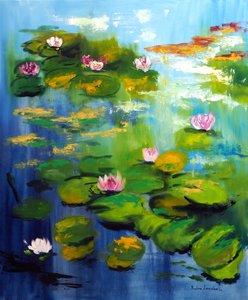 Waterlelies van Monet