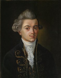 Portret van de Fabelschrijver Ivan Khemnitser door Russian Master.