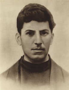 Joseph Stalin op 17-jarige leeftijd, terwijl hij het seminarie van Tbilisi bijwoonde, Georgië, 1896