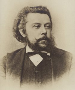 Portret van Modest Moessorgski door Russian Photographer