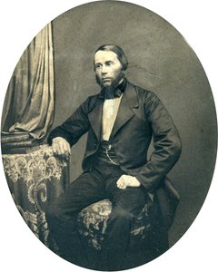 Portret van de filoloog en taalkundige Yakov K. Groth