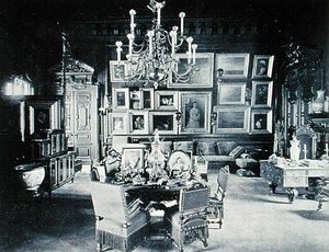 Studie van Alexander III (1845-94), Anichkov Paleis, St. Petersburg