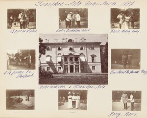 De Russische Keizerlijke Familie, pagina uit een album met foto