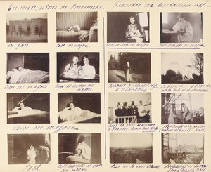 De Russische Keizerlijke Familie, pagina uit een fotoalbum, ca. 1897-99