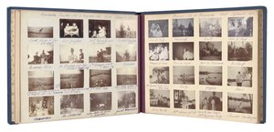 De Russische Keizerlijke Familie, pagina uit een fotoalbum, ca. 1897-99