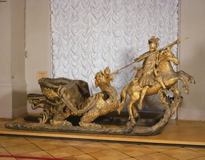 Carnavalslee met de figuur van St. George