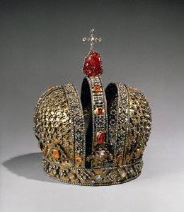 Kroon van Keizerin Anna Ioannovna, Sint-Petersburg, 1730 (zilver, goud & edelstenen)