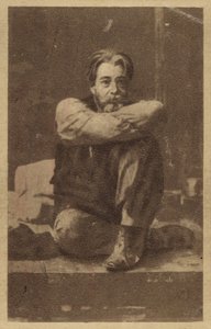 Mikhail Ivanovitsj Glinka, Russische componist (1804-1857) door Russian School