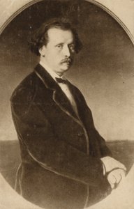 Portret van Anton Rubinstein door Russian School
