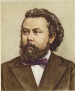 Portret van Modest Moessorgski