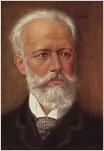 Portret van Pyotr Ilyich Tchaikovsky