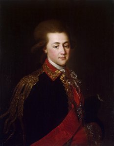 Portret van de paleis-adjudant Alexander Lanskoy, 1784