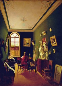 Het Atelier van de Schilder, 1843