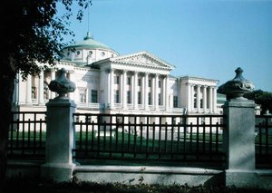 Het Sheremetyev-paleis in Ostankino, gebouwd in de jaren 1770 door Russian School