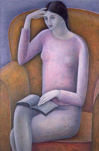 Vrouw die leest