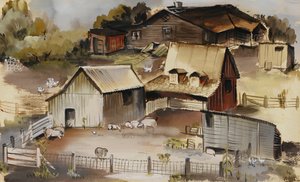 Boerderij in Iowa, n.d.