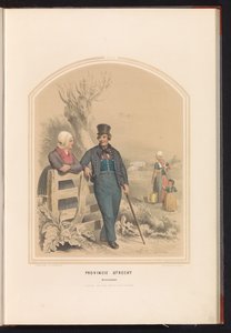 Klederdracht van Bunschoten in Utrecht, 1857