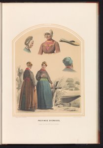 Klederdracht van Overijssel, 1857 door Ruurt de Vries