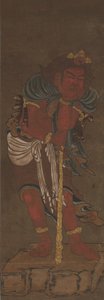 Begeleider van Fudo Myoo, 14e eeuw door Ryushu Shutaku