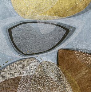 Abstracte gouden vormen door SAN STARLING