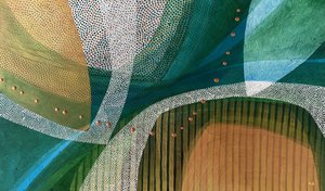 Groen Goud - Abstracte Stroming door SAN STARLING