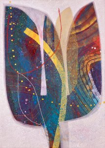 Levendige abstracte bloem