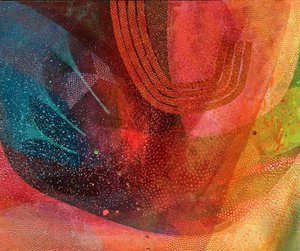 Levendige abstracte stroming door SAN STARLING