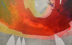 Levendige abstracte stroming